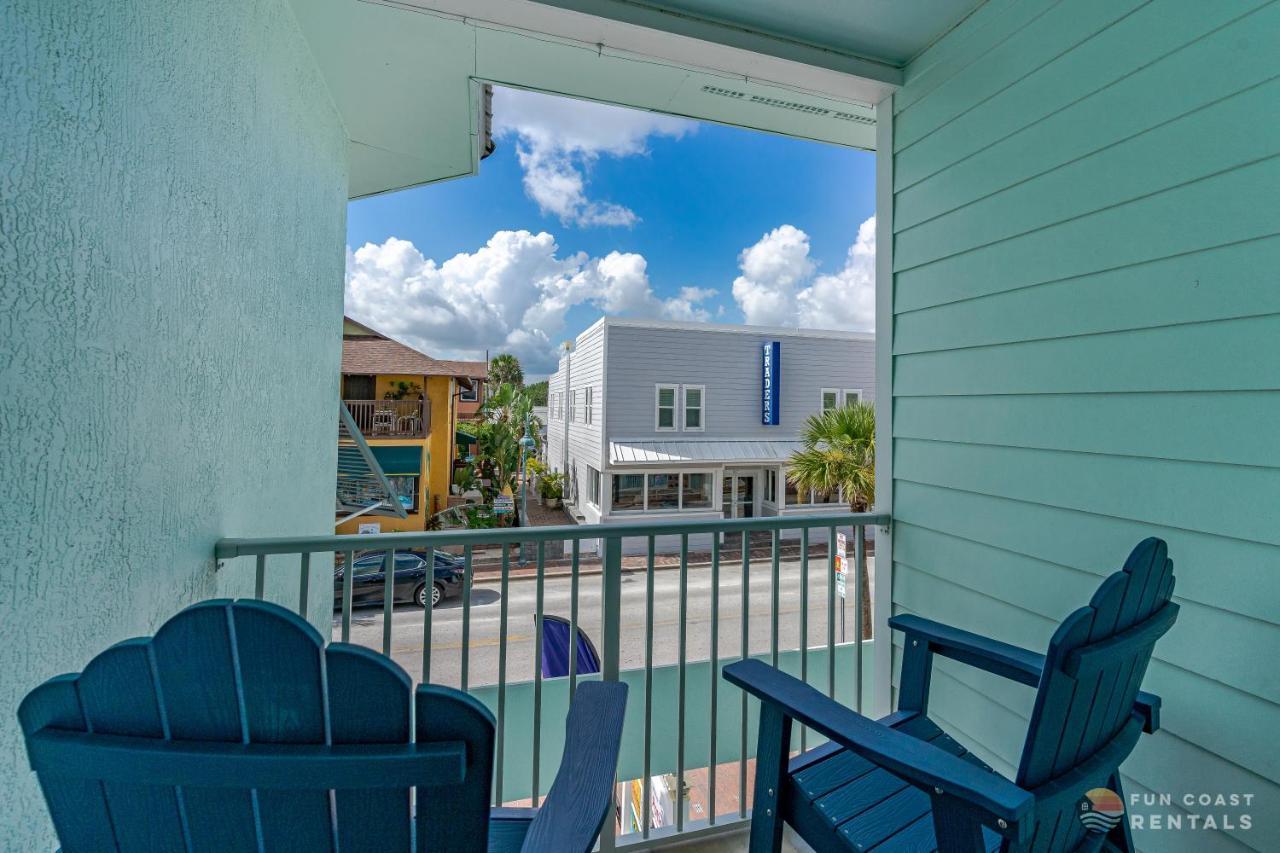 On Flagler Avenue! Dog Friendly With Balcony And Parking Walk To The Beach! 新士麦那海滩 外观 照片
